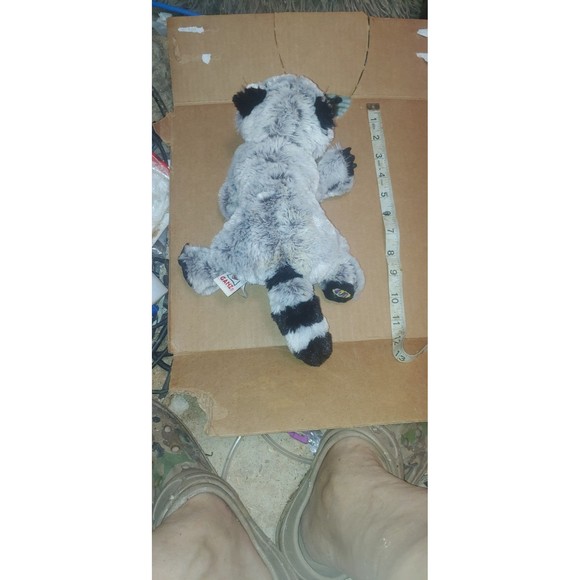 Ganz Webkinz Racoon HM143 Plush Without Code (12 Inch..including tail) - Picture 3 of 5